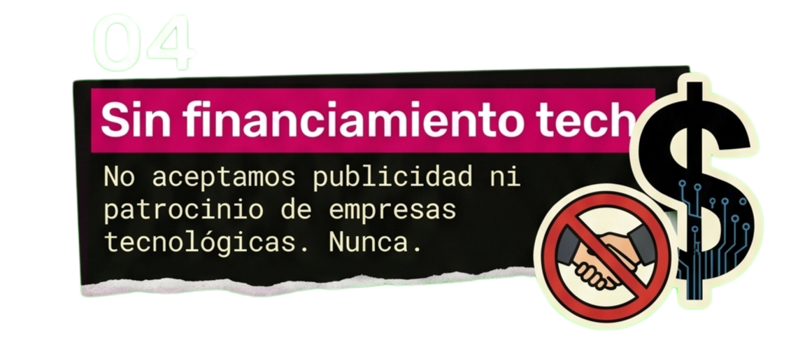Sin financiamiento tech